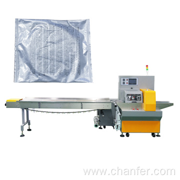 pillow packaging automatic flow cover packing machine